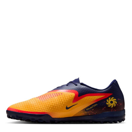 Nike Phantom 6 Low Turf Football Boots – Orange/Volt – view 2
