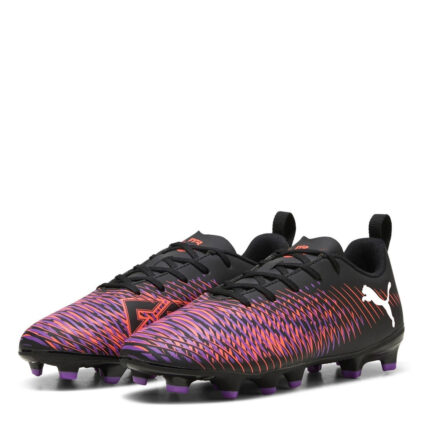 Puma Future 8 Junior Firm Ground Football Boots – Black/Purple