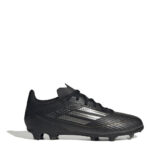 adidas F50 Junior Firm Ground Football Boots – Black/Silver