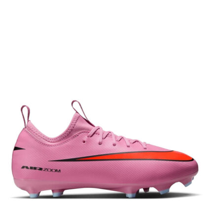 Nike Zoom Mercurial Vapor 16 Junior Firm Ground Football Boots – Pink-Black