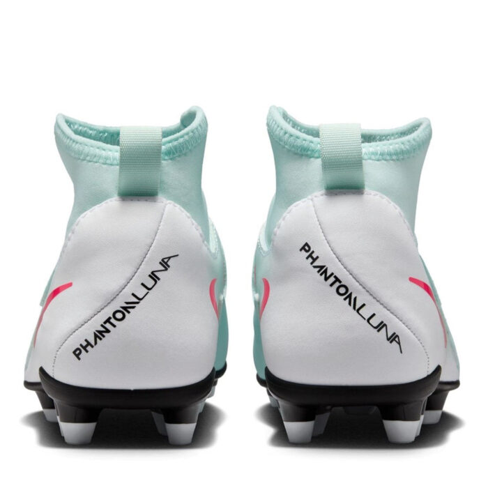 Nike Phantom Luna Ii Junior Firm Ground Football Boots – Mint/Red - Image 5