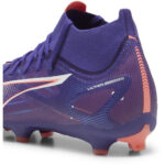 Puma Mens Ultra Firm Ground Football Boots – Purple/Wht/Org – view 5