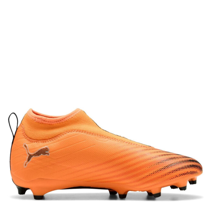 Puma Ultra 5 Junior Firm Ground Football Boots – Orange/Black – view 4