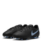 Nike Junior Firm Ground Football Boots – Black/Blue – view 4