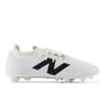 New Balance Furon V7+ Dispatch Firm Ground Football Boots – White/Black - Image 3