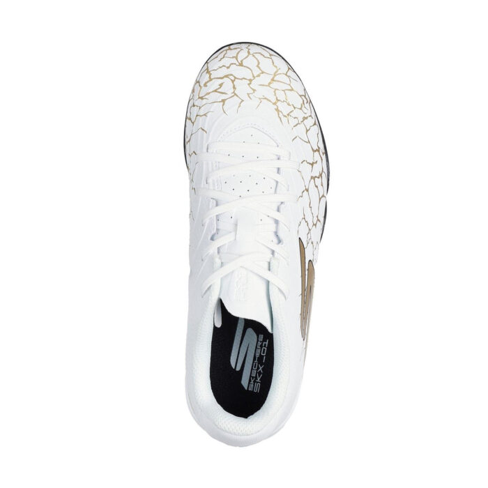 Skechers Skx_01 Junior Turf Football Boots – White/Gold – view 5