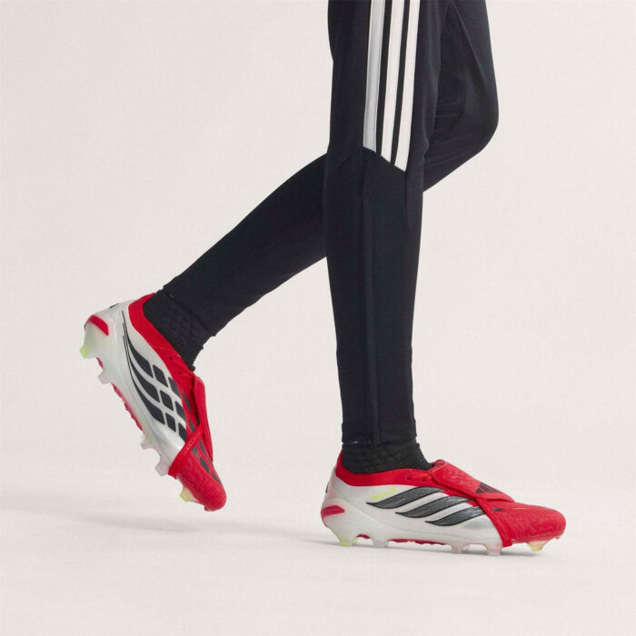adidas Predator Firm Ground Football Boots – Red/Blk/White – view 3