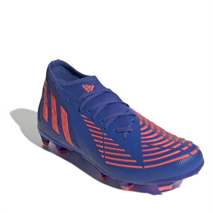 adidas Edge.2 Firm Ground Football Boots – Blue/Orange – view 3
