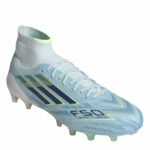 adidas F50 Sparkfusion Firm Ground Football Boots – Blue/Yellow - Image 4