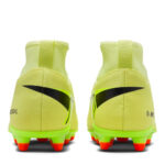 Nike Mercurial Superfly 10 Junior Firm Ground Football Boots – Volt/Crimson – view 5