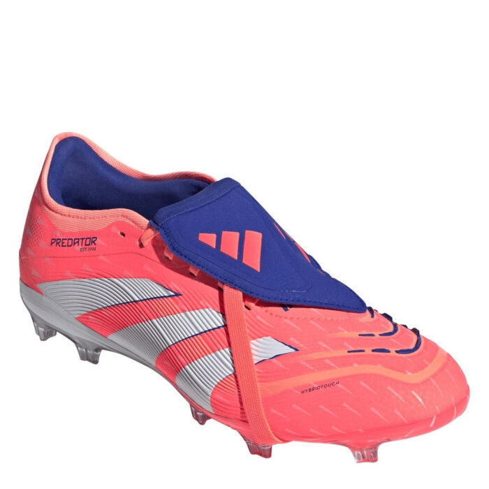 adidas Predator Firm Ground Football Boots – Orange/White - Image 3