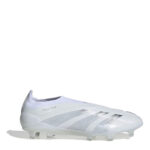 adidas Predator 24 Firm Ground Football Boots – White/Silver