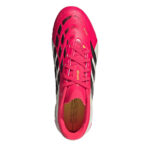 adidas Predator Junior Firm Ground Football Boots – Red/Blk/White – view 5