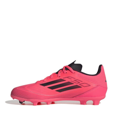 adidas F50 Junior Firm Ground Football Boots – Pink/Black – view 2