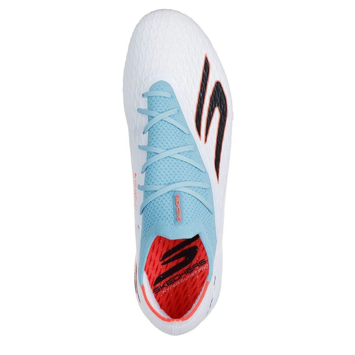 Skechers Skx 2 Firm Ground Football Boots – White/Blue – view 5