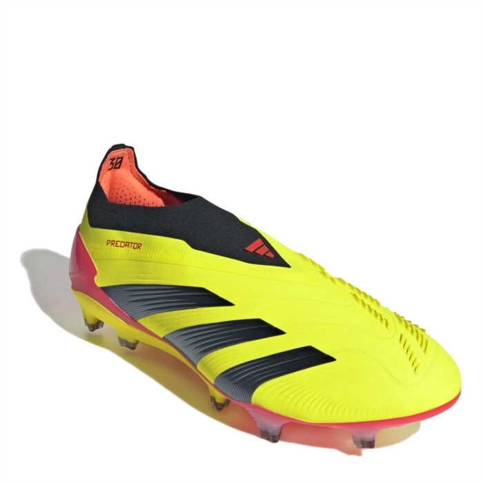 adidas Predator 24 Firm Ground Football Boots – Yellow/Blk/Red – view 3