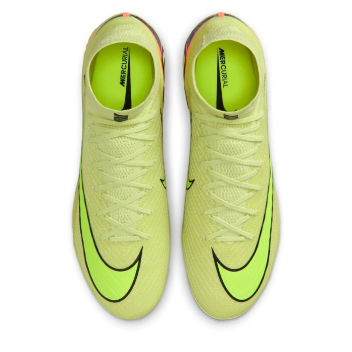 Nike Mercurial Superfly 10 Firm Ground Football Boots – Volt/Crimson – view 6