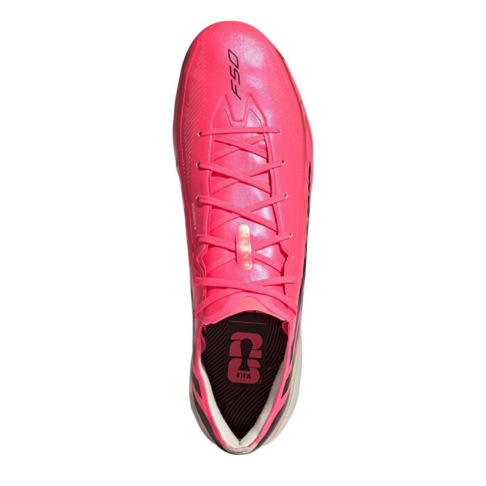 adidas F50 Firm Ground Football Boots – Blue/Yellow – view 7