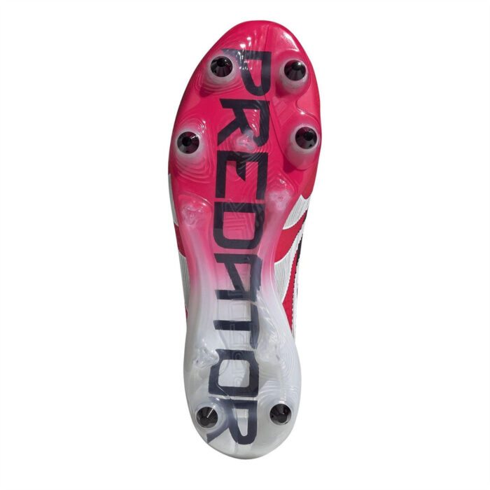 adidas Junior Soft Ground Football Boots – Red/Wht/Blk – view 6