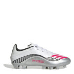 adidas F50 Messi Firm Ground Football Boots – White/Red