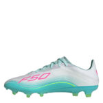 adidas F50 Firm Ground Football Boots – Wht/Pink/Blue – view 2