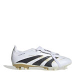 adidas Predator Firm Ground Football Boots – White/Blk/Gold – view 7