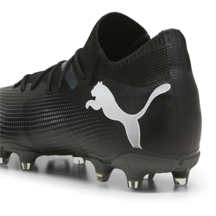Puma Future 7 Firm Ground Football Boots – Black/White – view 5