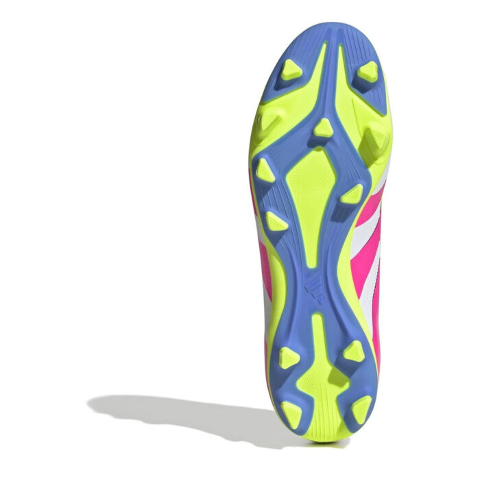 adidas Predator Firm Ground Football Boots – White/Pink – view 6