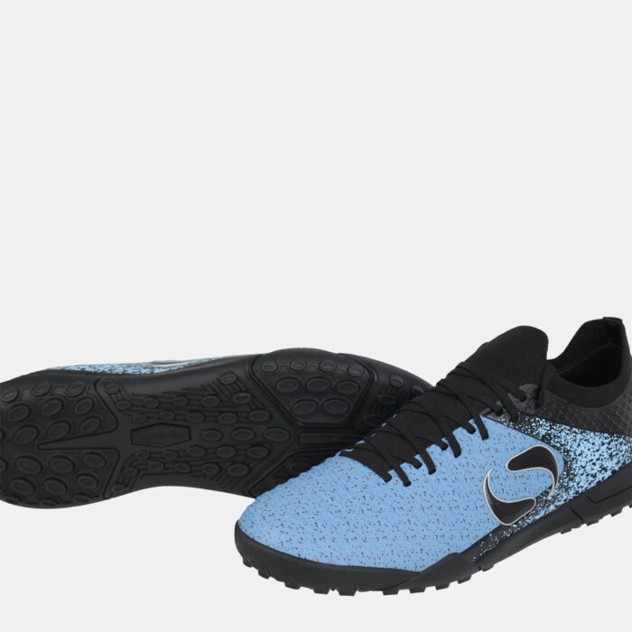 Sondico Turf Football Boots – Black/Blue – view 3
