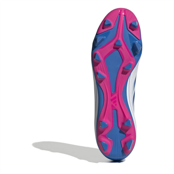 adidas Goletto Firm Ground Football Boots – White/Blue/Pink – view 6