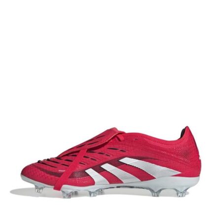 adidas Predator Firm Ground Football Boots – Red/White – view 2