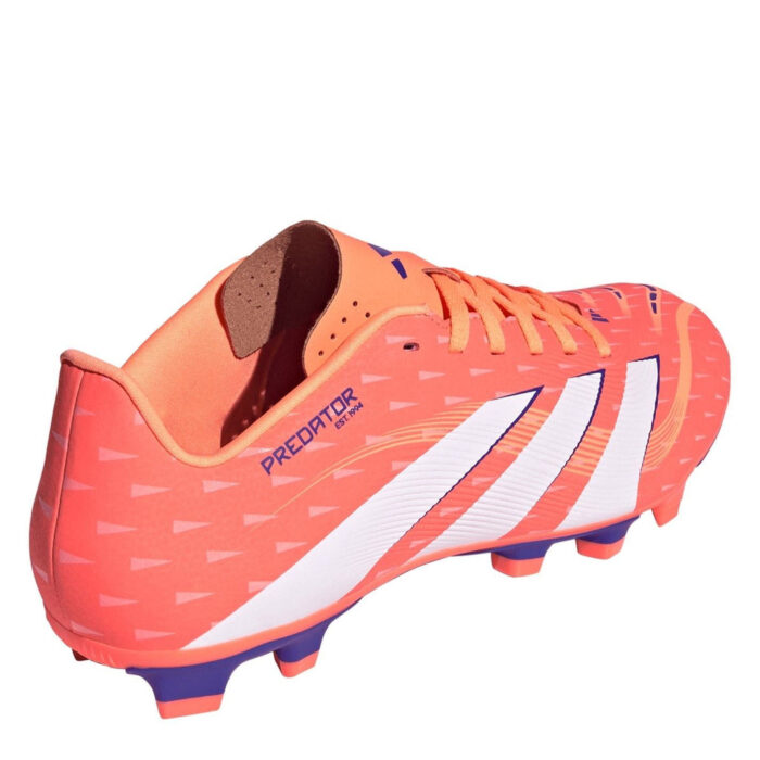 adidas Predator Firm Ground Football Boots – Orange/White – view 4