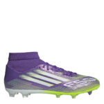 adidas Mens F50 Firm Ground Football Boots – Purple/White – view 7