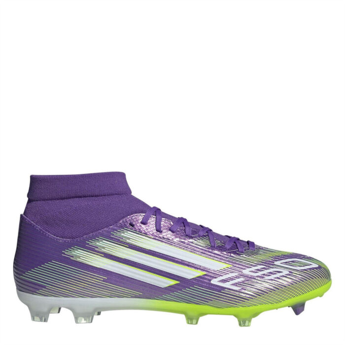 adidas Mens F50 Firm Ground Football Boots – Purple/White – view 7