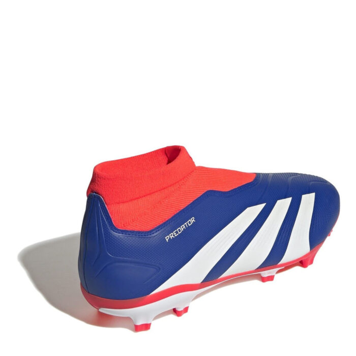 adidas Predator 24 Firm Ground Football Boots – Blue/Wht/Red – view 4