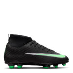 Nike Junior Firm Ground Football Boots – Black/Green