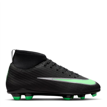 Nike Junior Firm Ground Football Boots – Black/Green