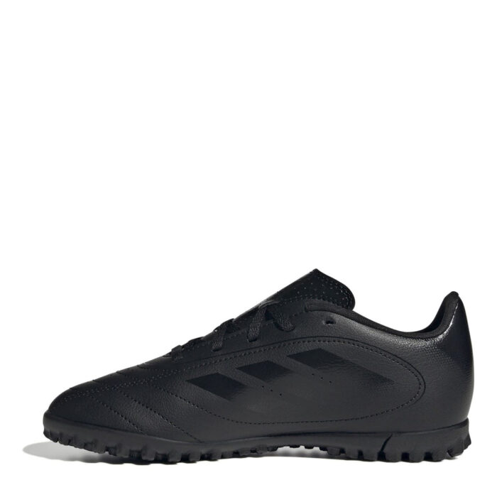 adidas Goletto Junior Turf Football Boots – Black/Black – view 2