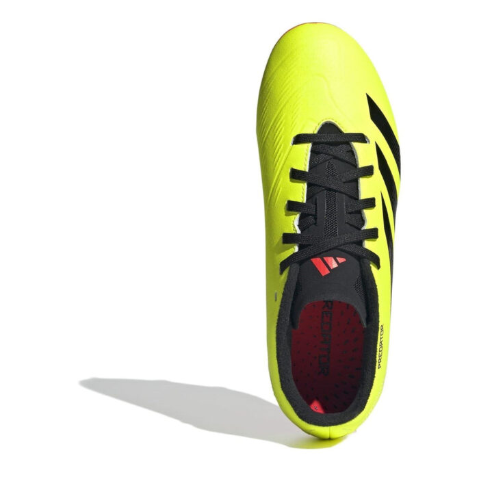 adidas Predator 24 Junior Firm Ground Football Boots – Yellow/Blk/Red – view 5