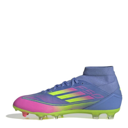 adidas Womens F50 Firm Ground Football Boots – Blue/Lemon – view 2