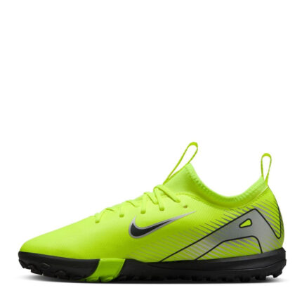 Nike Zoom Mercurial Vapor 16 Junior Turf Football Boots – Volt/Black – view 2