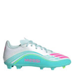 adidas F50 Junior Firm Ground Football Boots – Wht/Pink/Blue