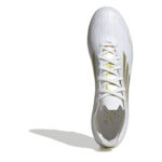 adidas F50 Firm Ground Football Boots – White/Gold/Wht – view 5