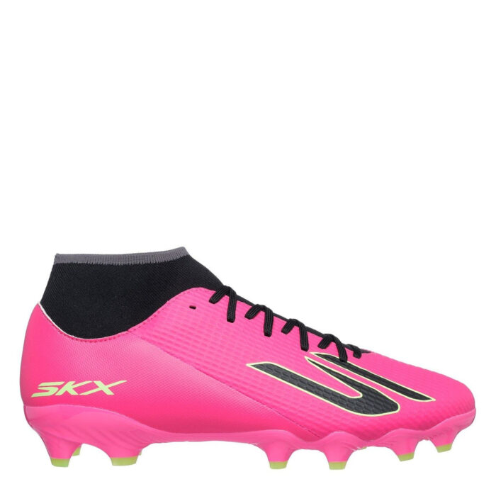 Skechers Skx.2 Firm Ground Football Boots – Pink/Black - Image 3