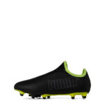 Puma Finesse Laceless Junior Firm Ground Football Boots – Black/FluYellow - Image 2