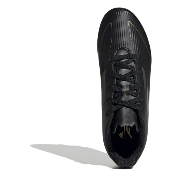 adidas F50 Junior Firm Ground Football Boots – Black/Silver – view 5