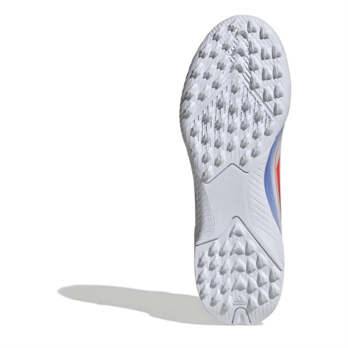 adidas F50 Junior Turf Football Boots – White/Red/Blue – view 6