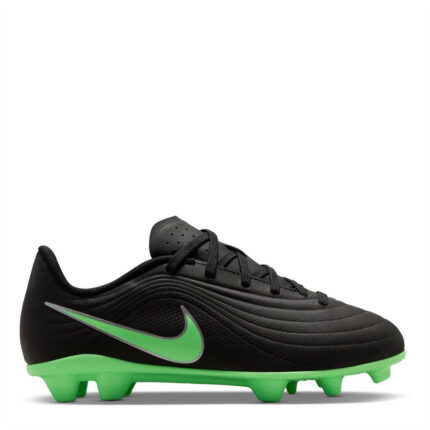 Nike Junior Firm Ground Football Boots – Black/Green
