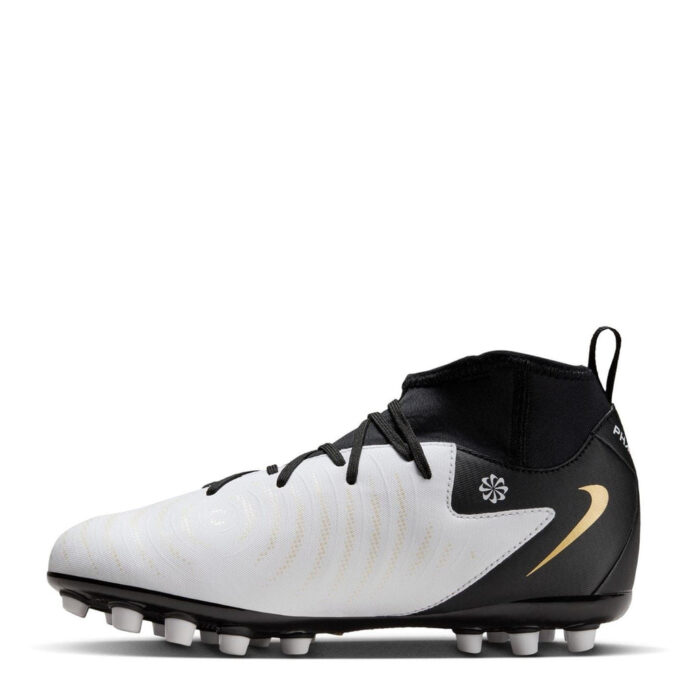 Nike Phantom Luna Ii Junior Artificial Ground Football Boots – White/Black – view 2