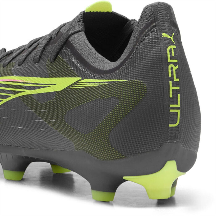 Puma Ultra 5 Firm Ground Football Boots – Silver/Yellow – view 5
